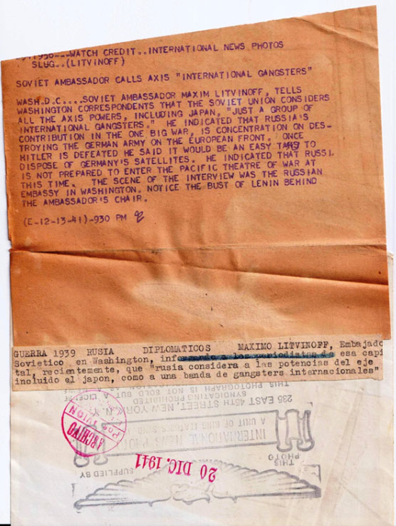 Una colección fotográfica sobre Máksim Litvínov, el hombre que evitó